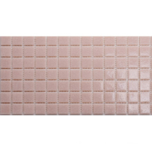 for Swimming Pool Decorative Hot Melting Glass Pink Mosaic Tile